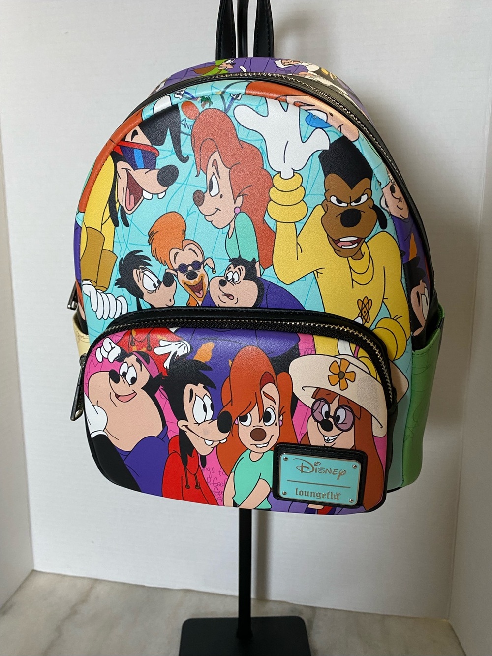 Loungefly Disney A Goofy Movie Collage Mini Backpack NWT WDBK2344